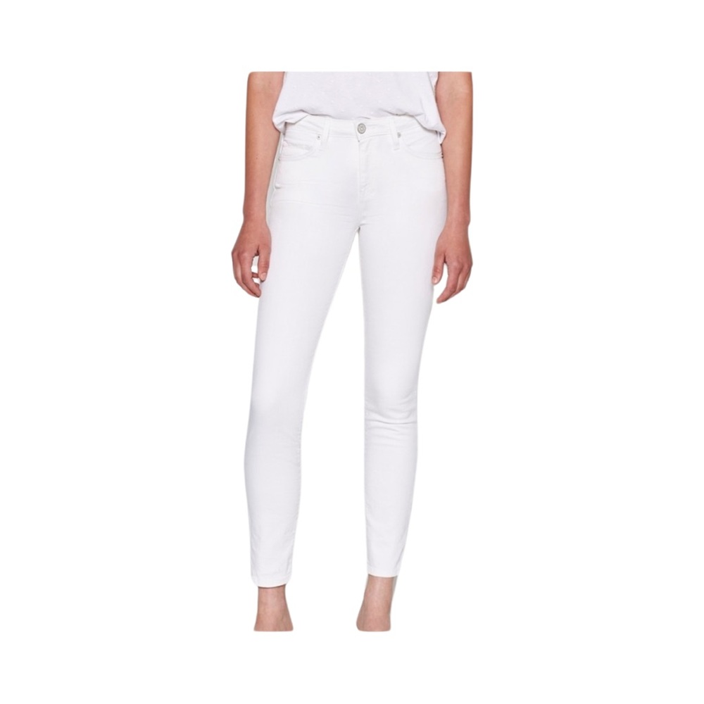 JOIE Mid Rise Skinny Jeans in Porcelain
